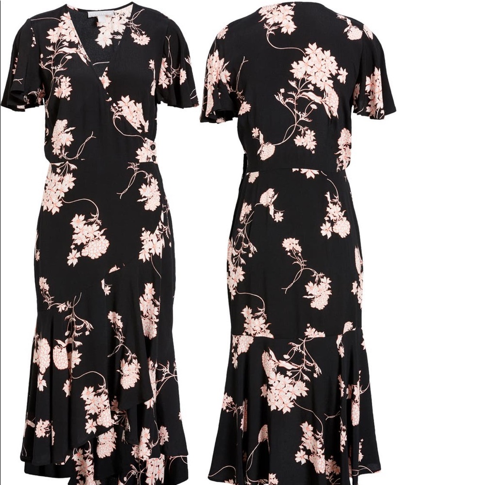 Chelsea28 Ruffle Dress - Black
